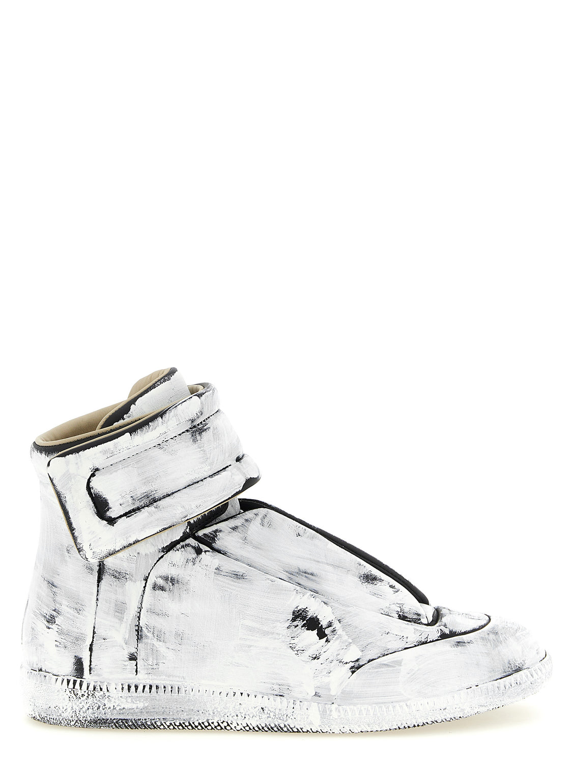 Bicolor Calfskin Athletic Sneakers
