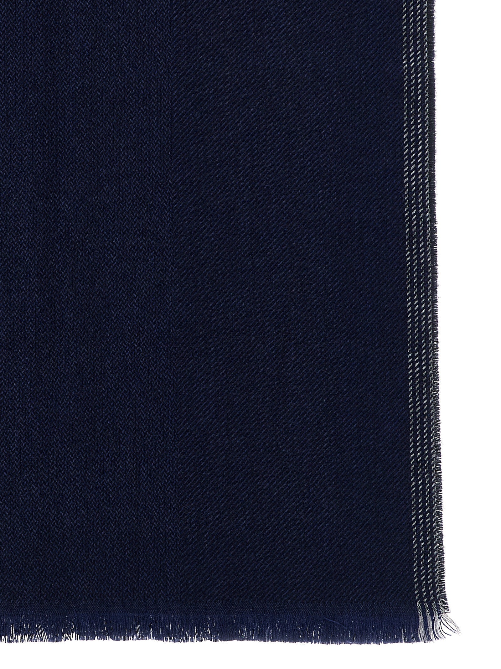 Blue Wool Scarf