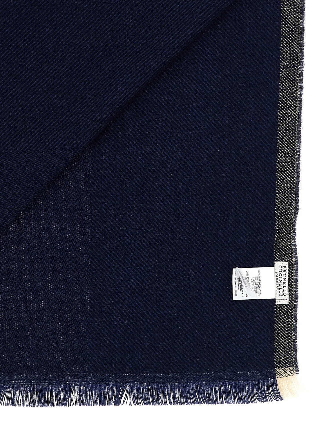 Blue Wool Scarf
