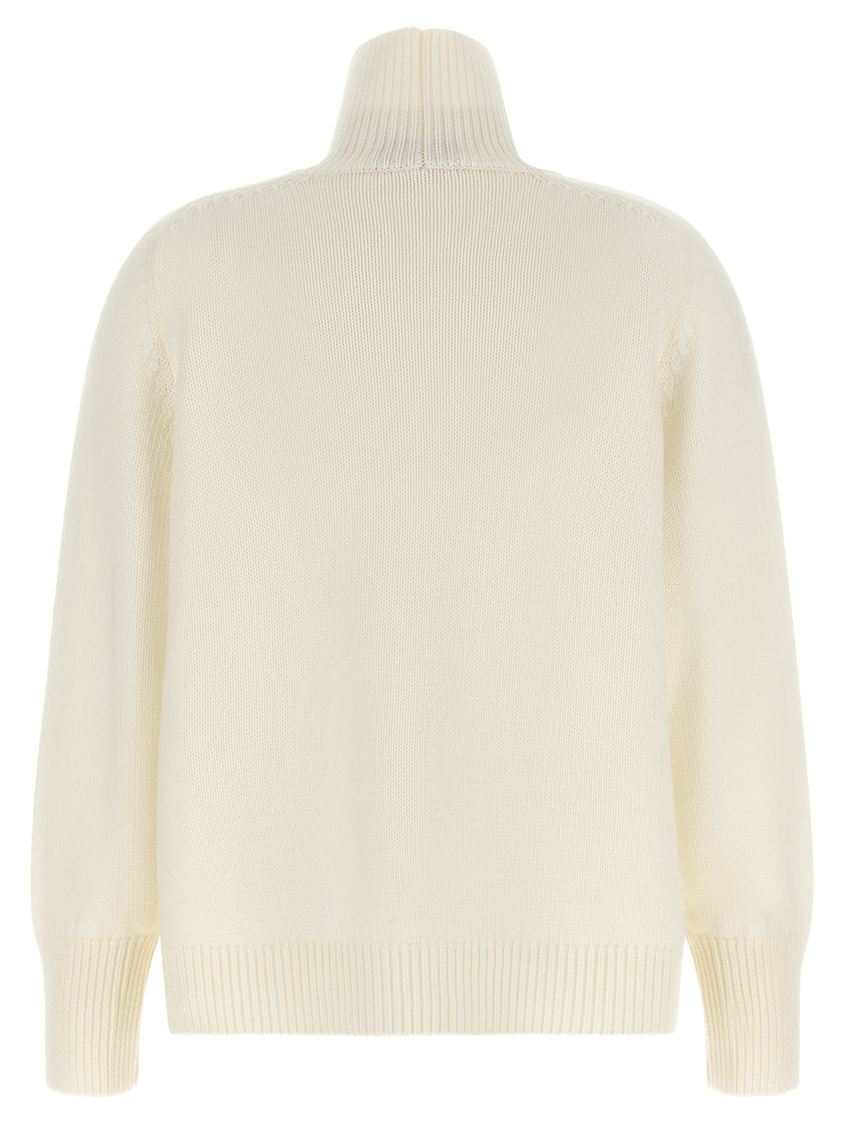 White Virgin Wool Cardigan