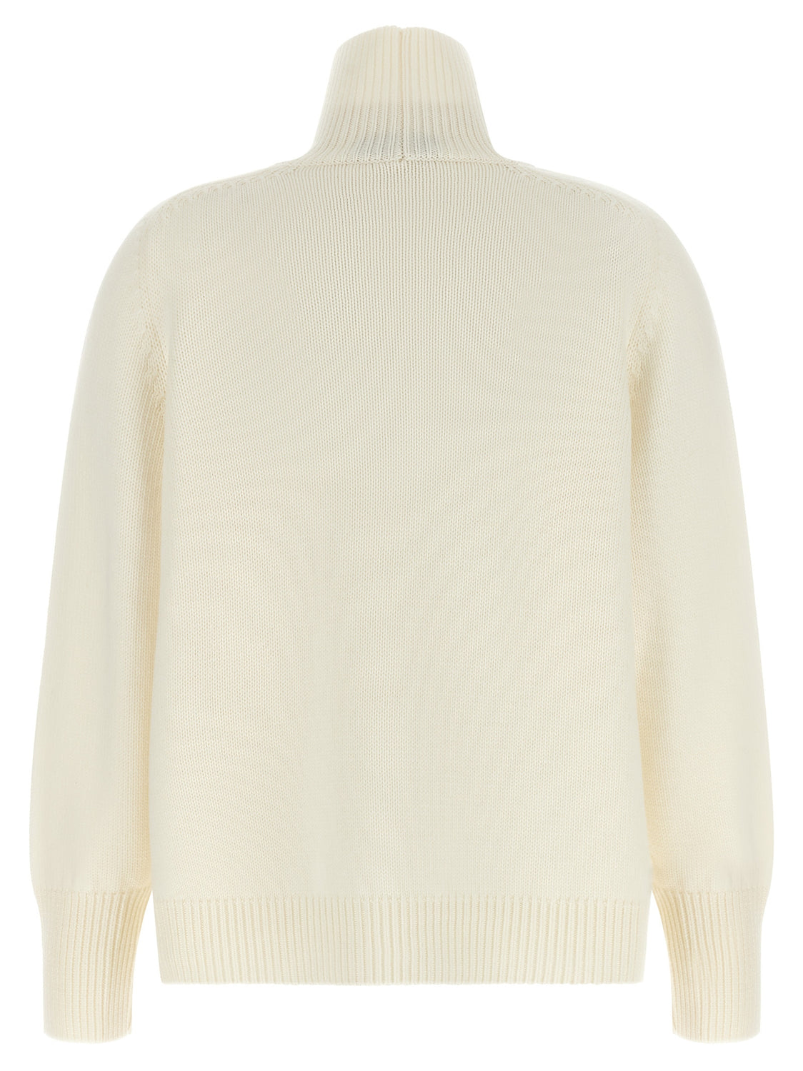 White Virgin Wool Cardigan