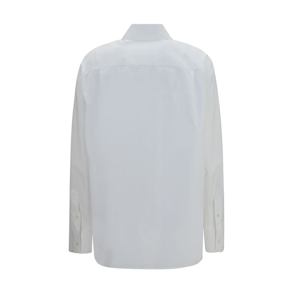 White Cotton Dress Shirt