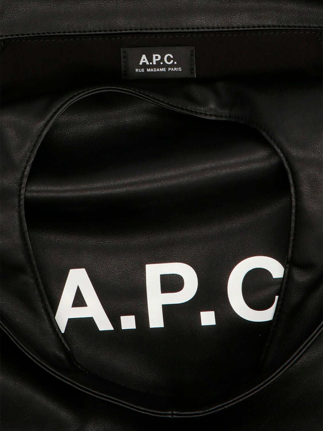 Black Polyethylene Tote Bag