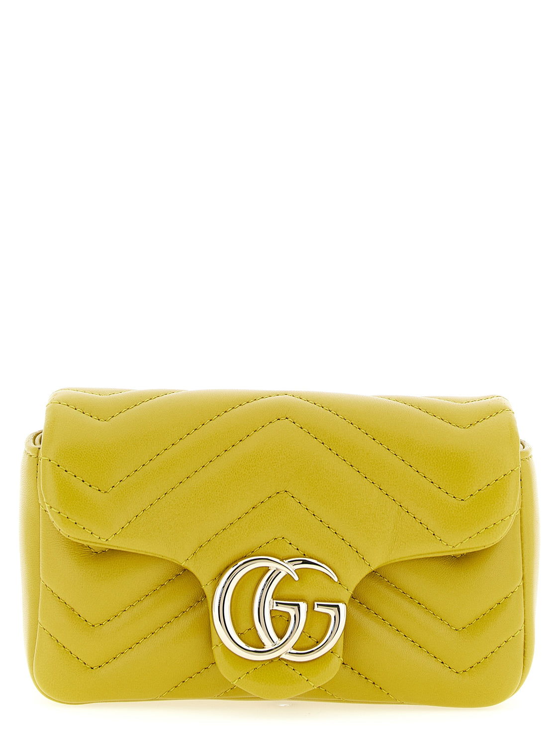 Bicolor Lamb Leather Shoulder Bag