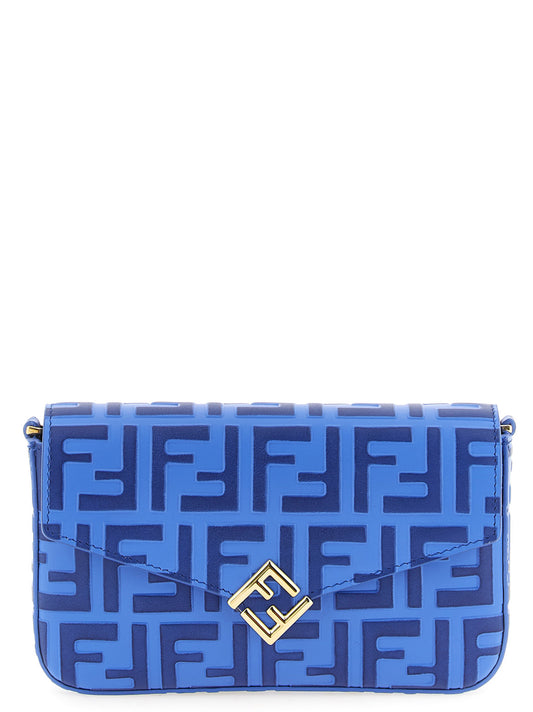 Blue Calfskin Cardholder