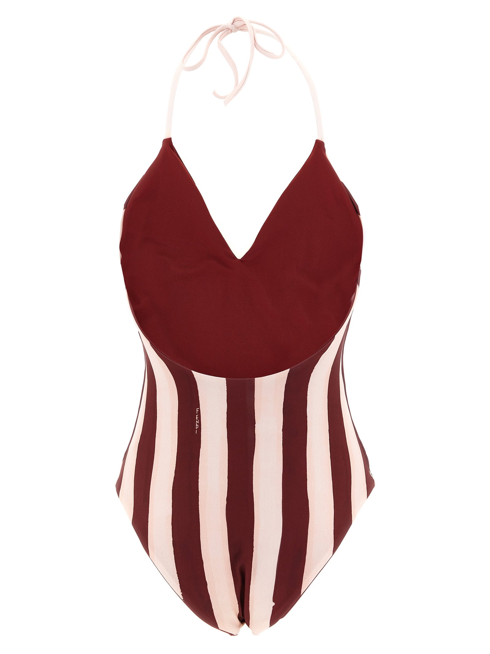 Multicolor Polyester One-Piece Swimsuit