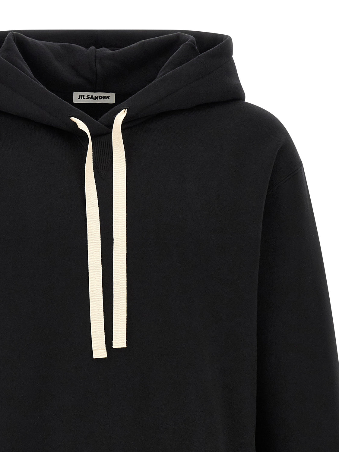 Black Cotton Sweatshirt