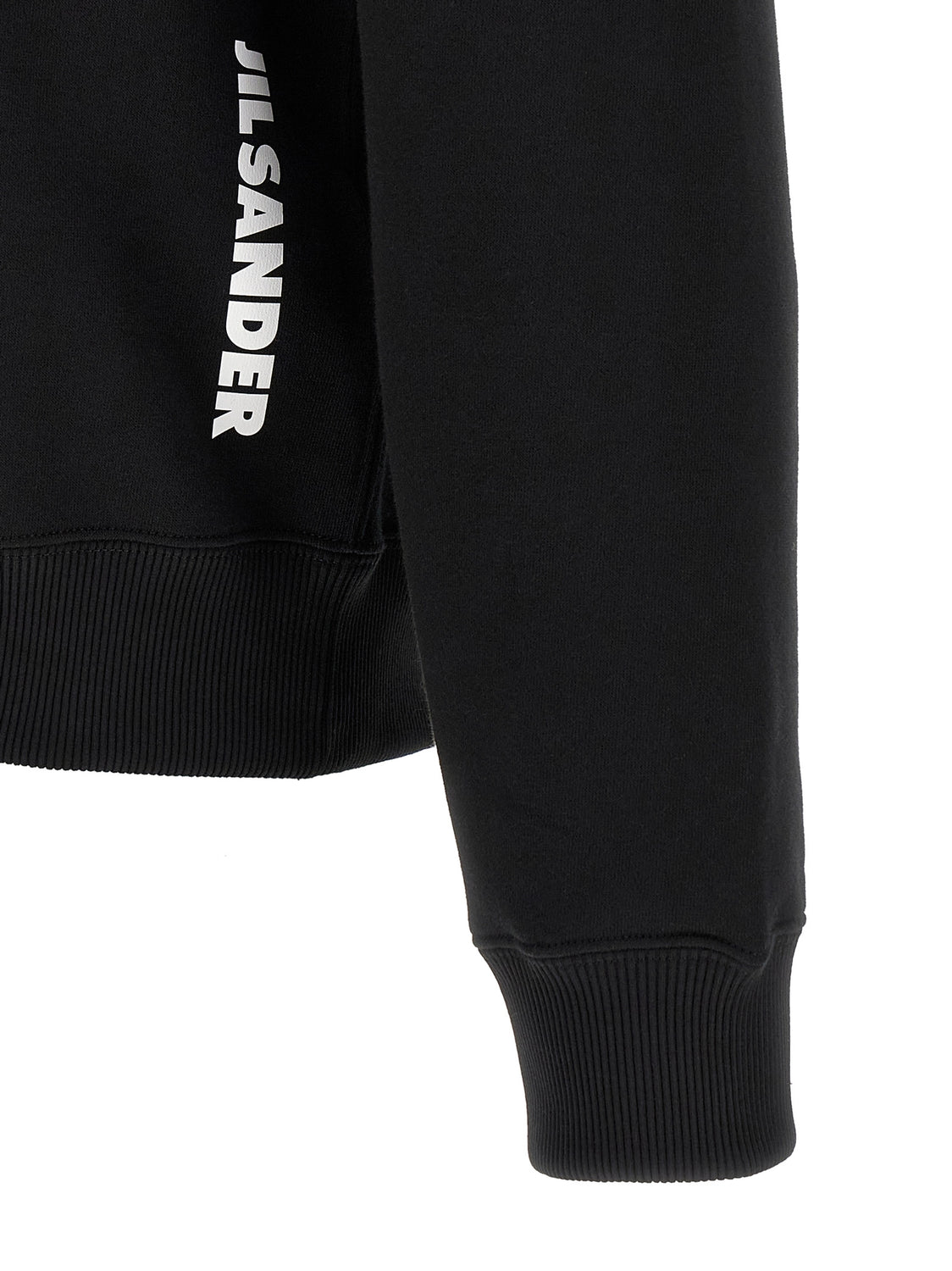 Black Cotton Sweatshirt