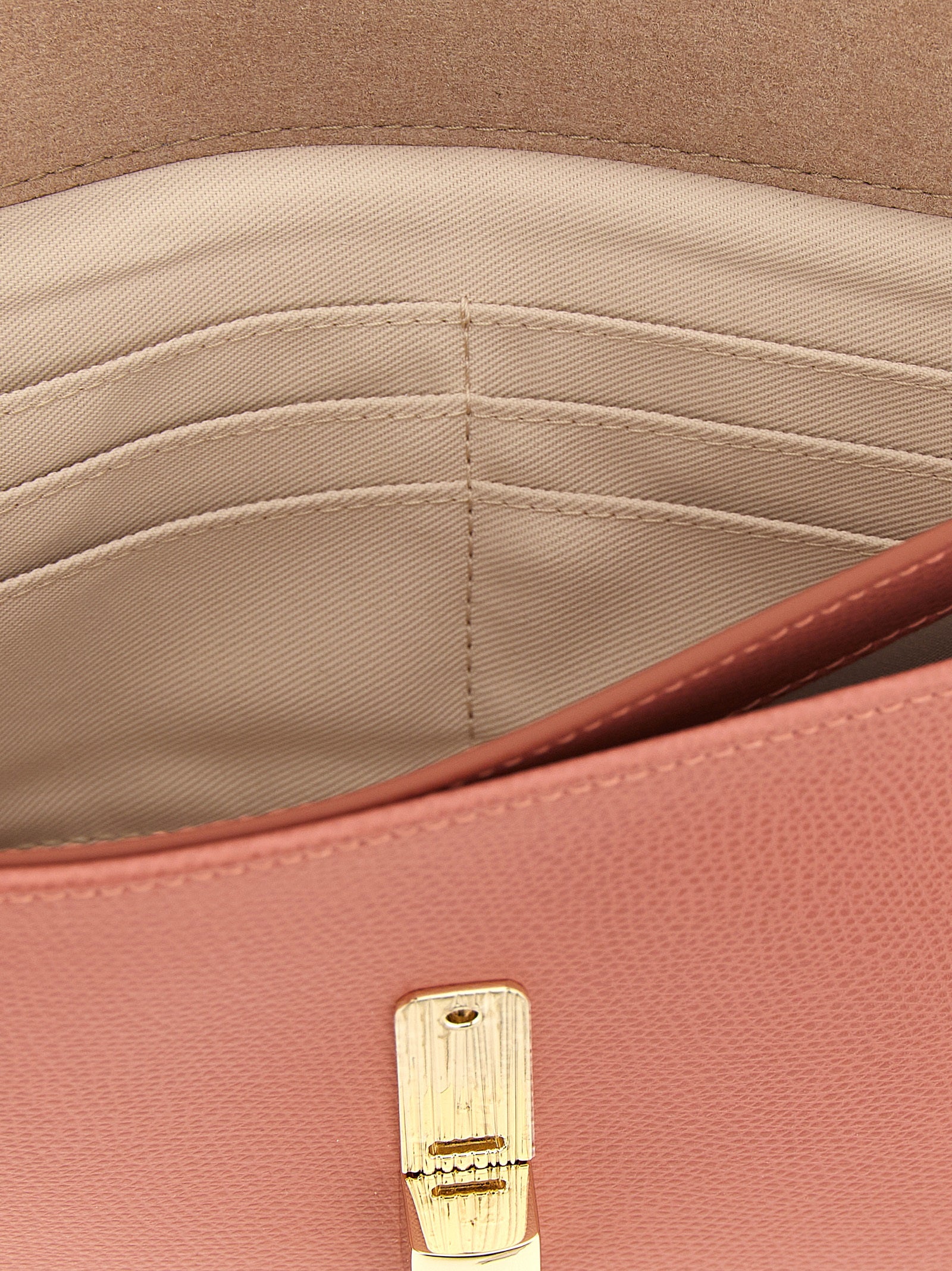 Multicolor Calfskin Clutch Bag