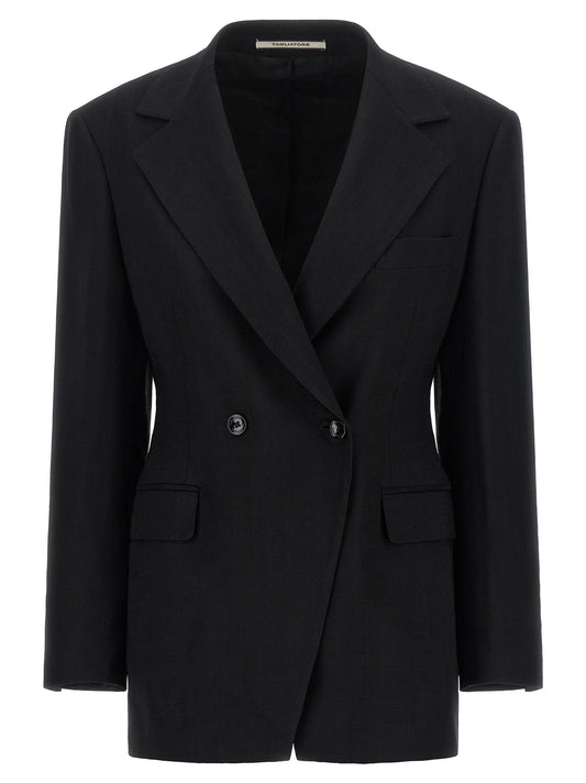 Black Viscose Blazer