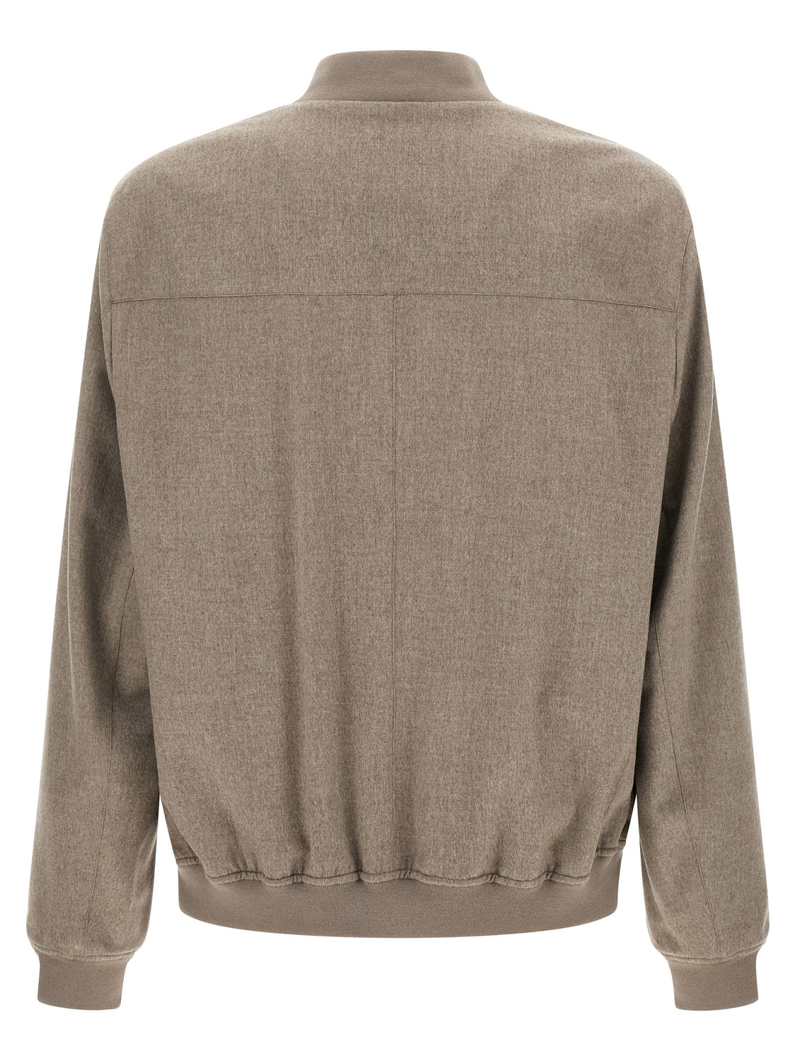 Gray Cashmere Bomber
