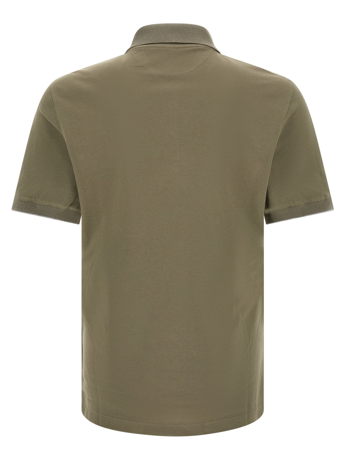 Bicolor Cotton Polo Shirt