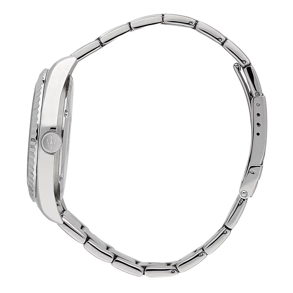 Gray Stainless Steel Dress Watch
