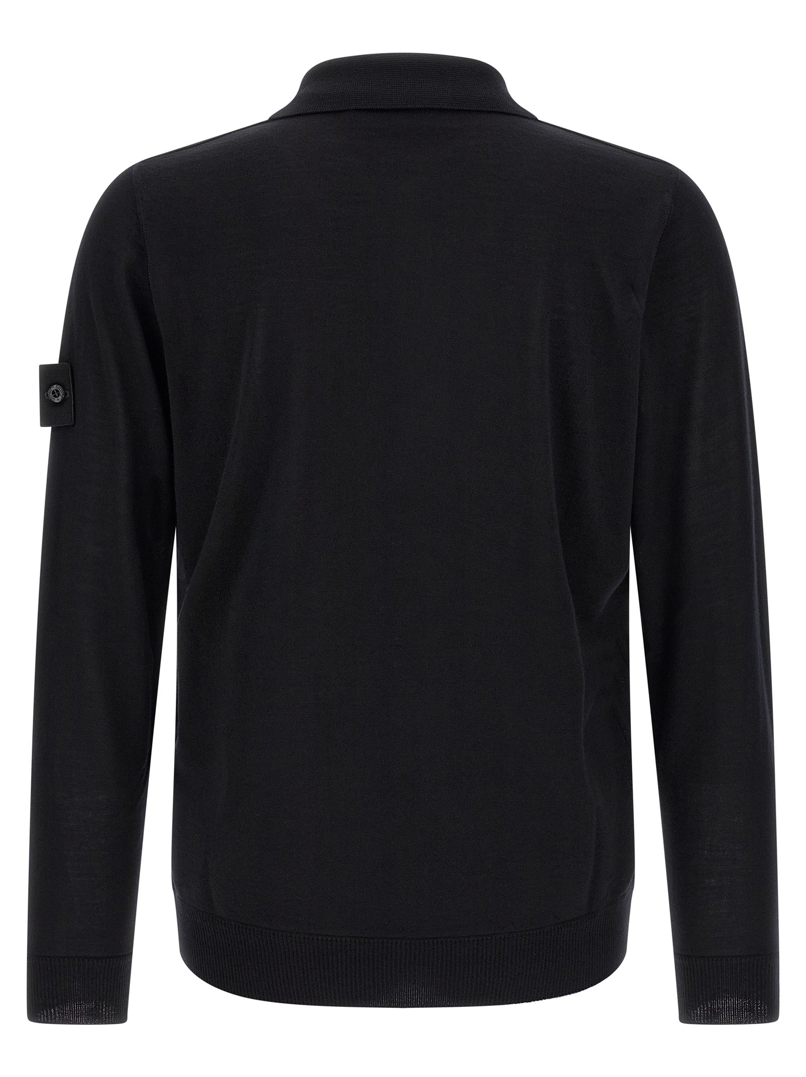 Black Virgin Wool Cardigan