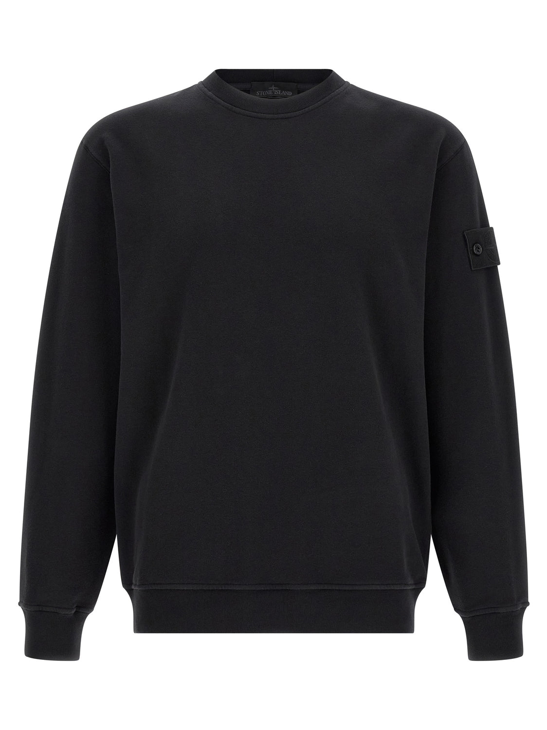 Black Cotton Sweatshirt
