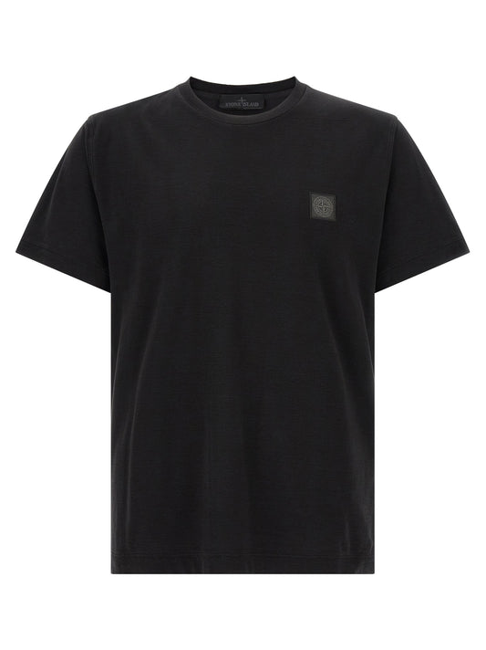 Black Cotton T-Shirt
