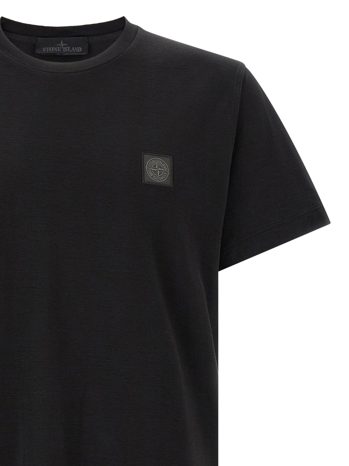 Black Cotton T-Shirt