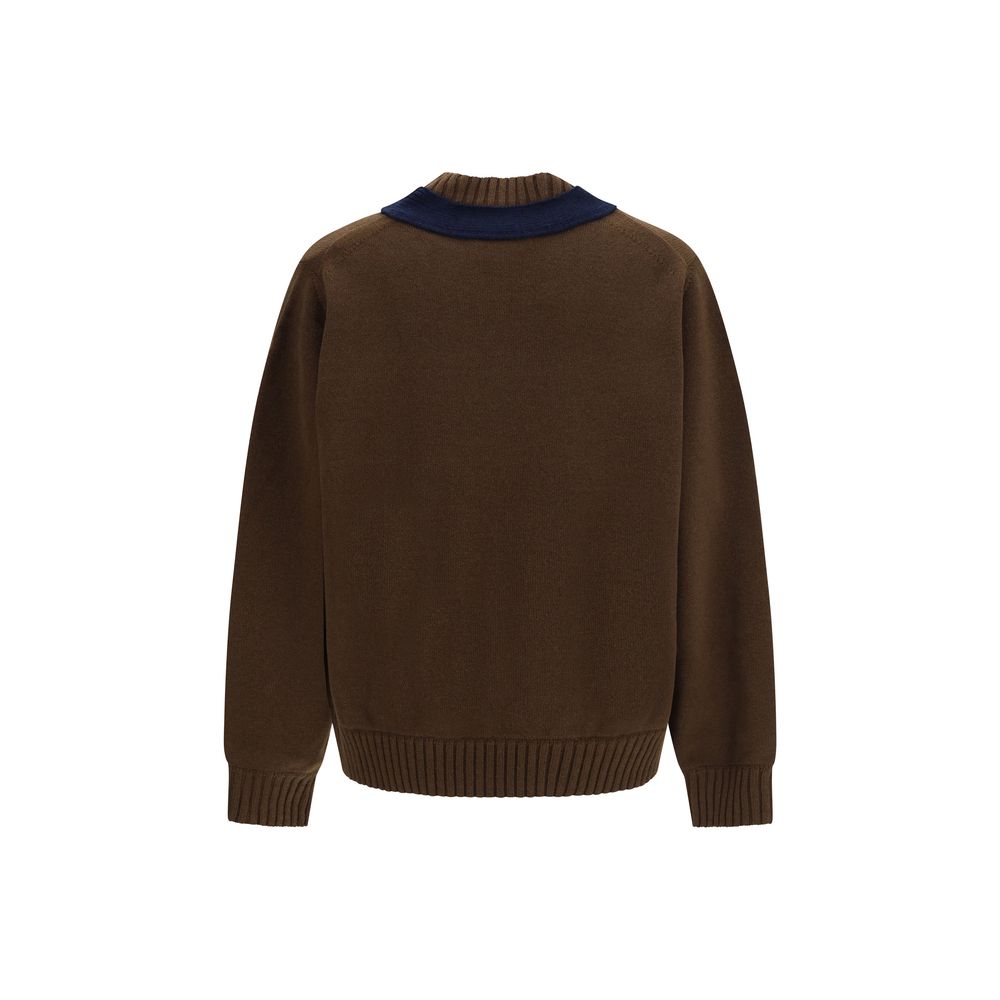 Brown Wool Oves Aries Sweatshirt