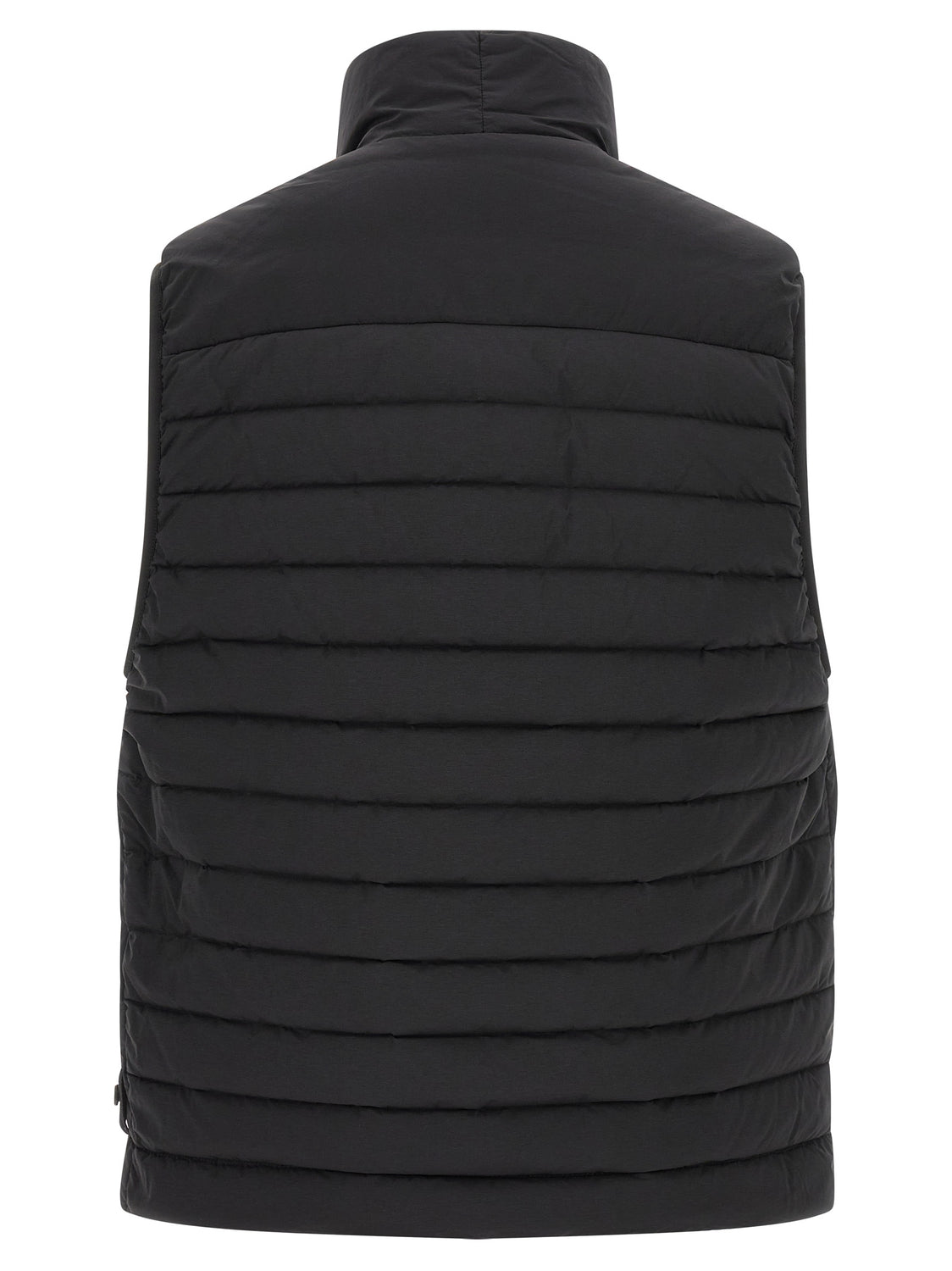 Black Polyamide Sleeveless Jacket
