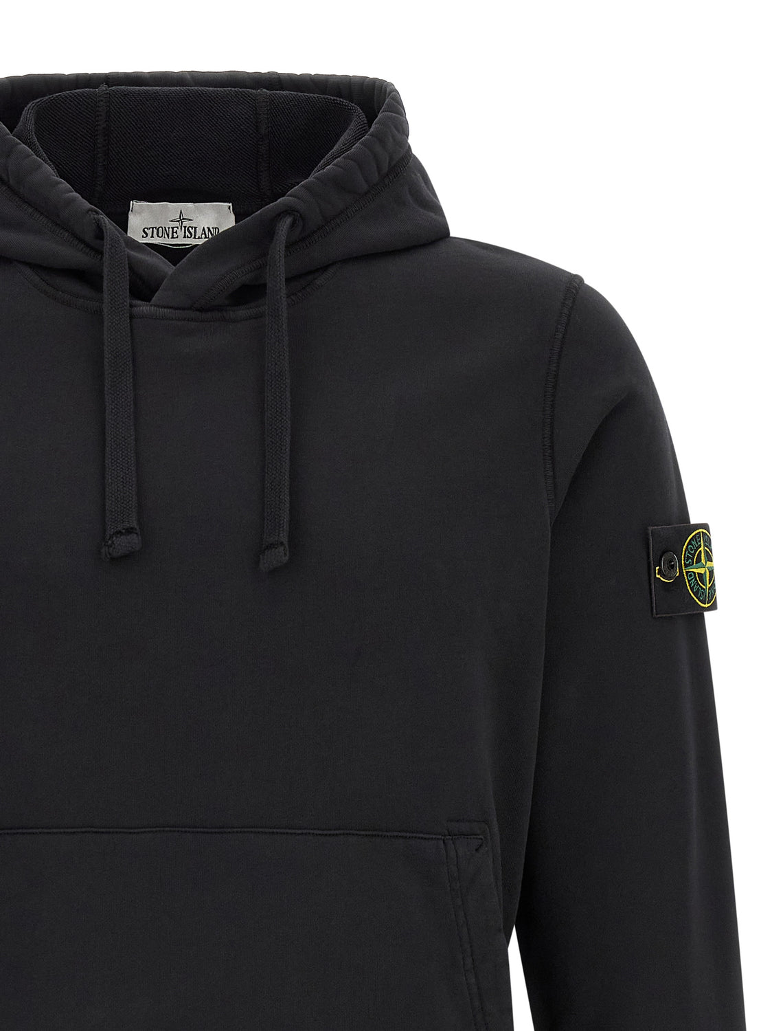 Black Cotton Sweatshirt
