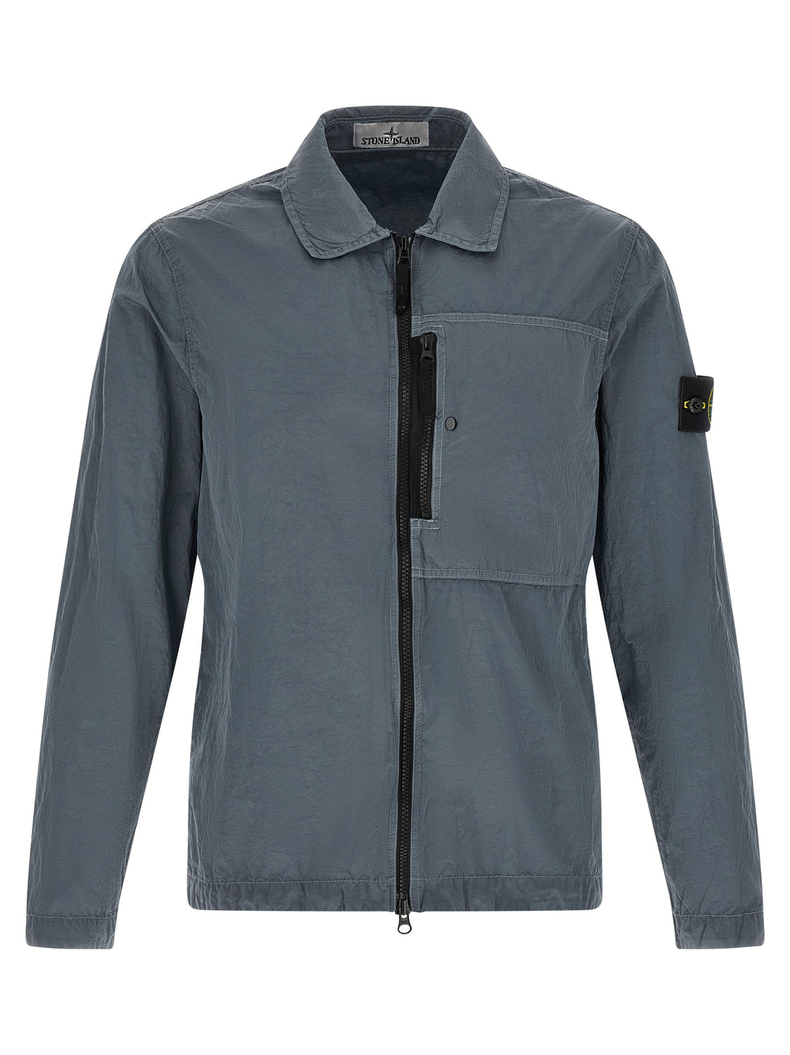 Gray Polyamide Blouse