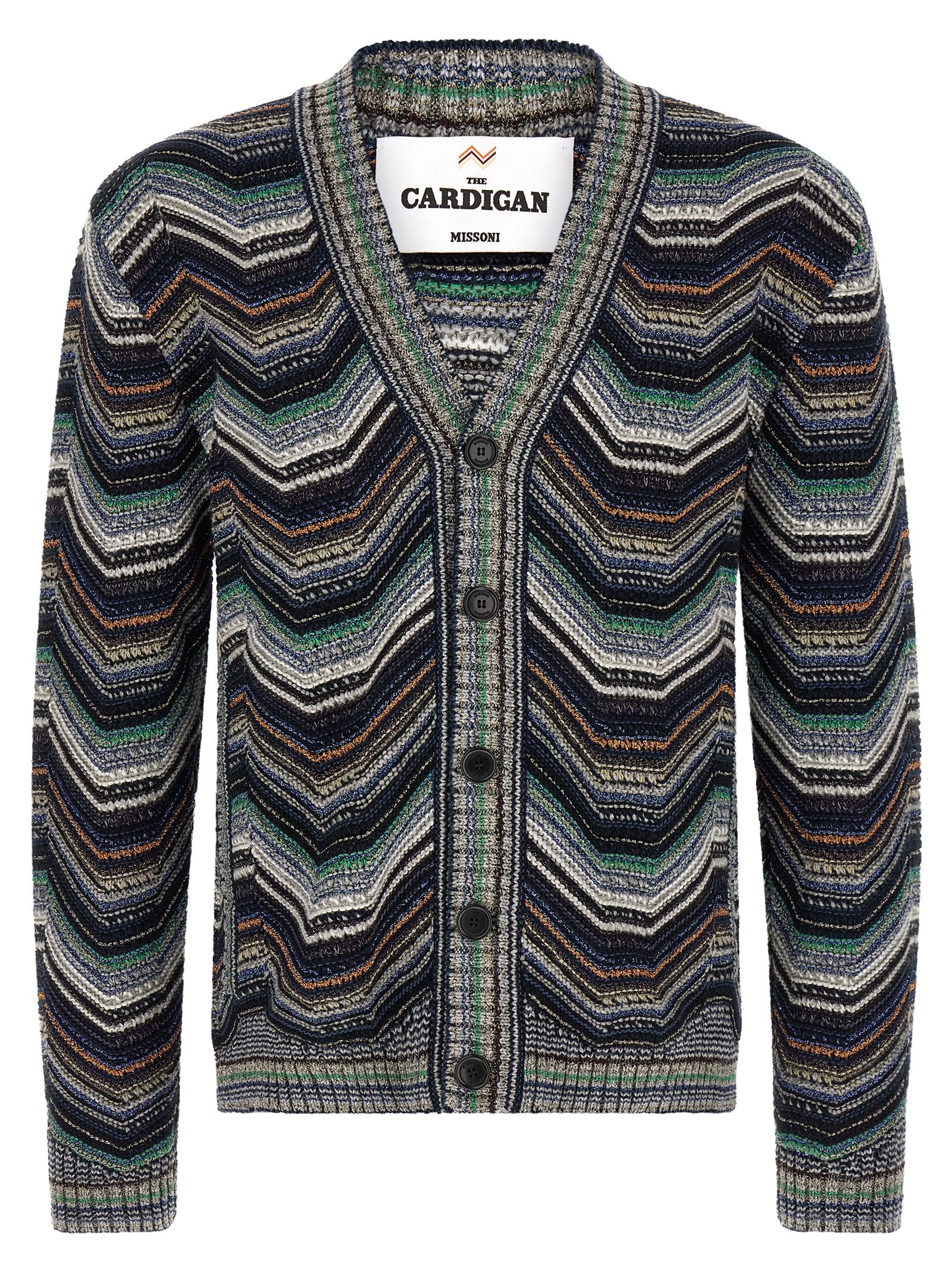 Multicolor Wool Cardigan