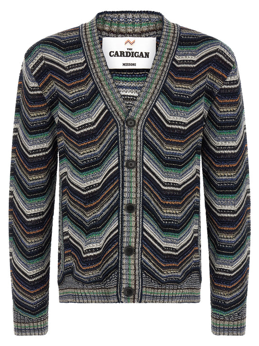 Multicolor Wool Cardigan