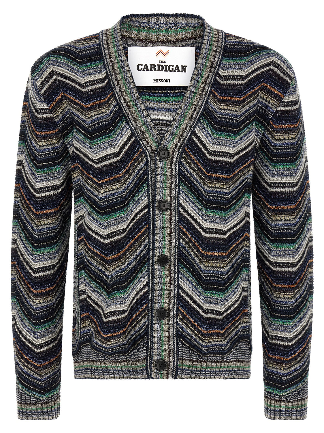 Multicolor Wool Cardigan