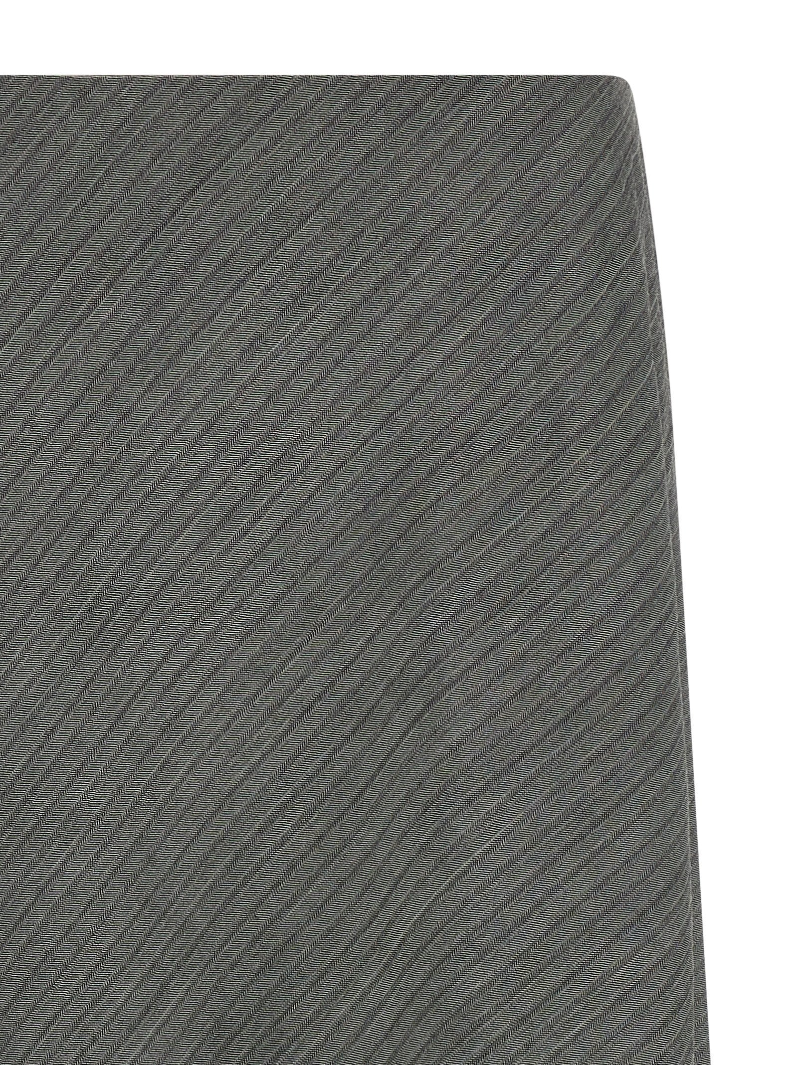 Gray Viscose Mini Skirt