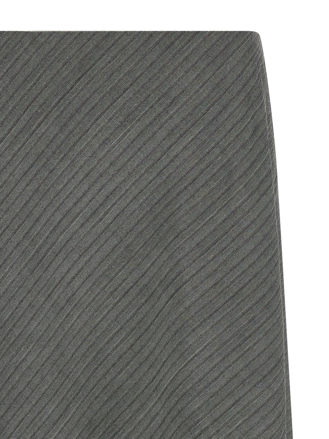 Gray Viscose Mini Skirt