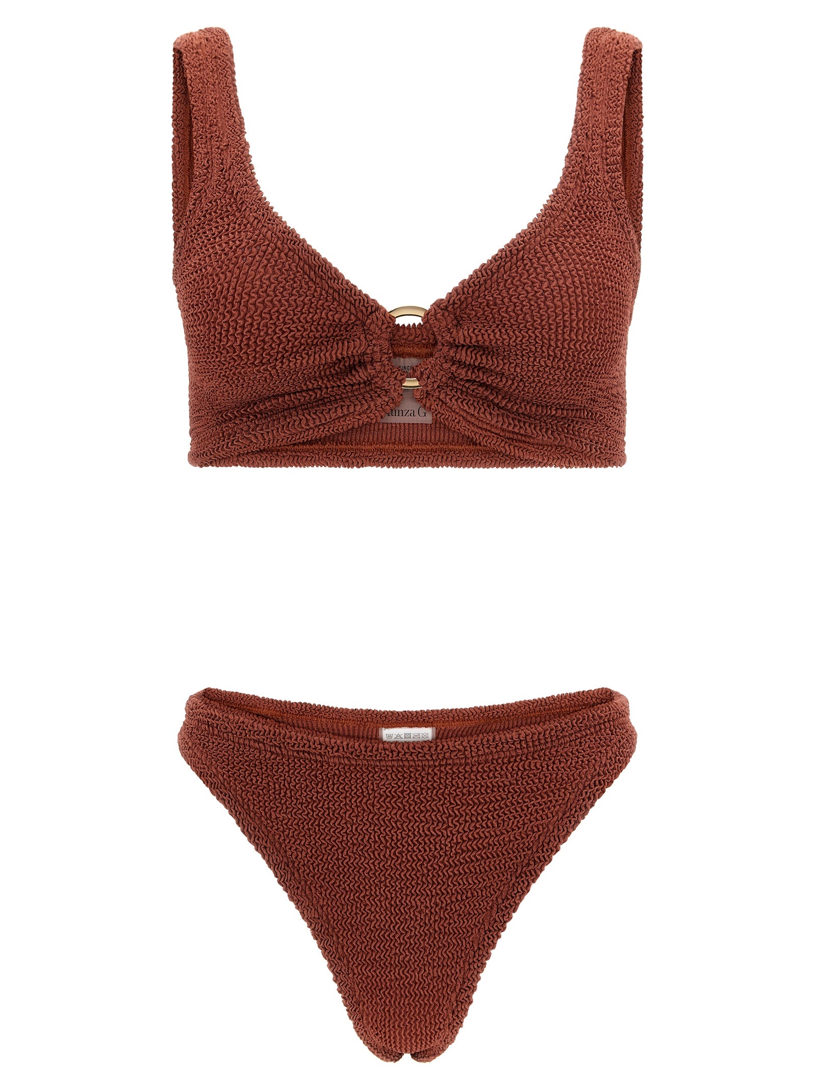 Brown Polyamide Bikini