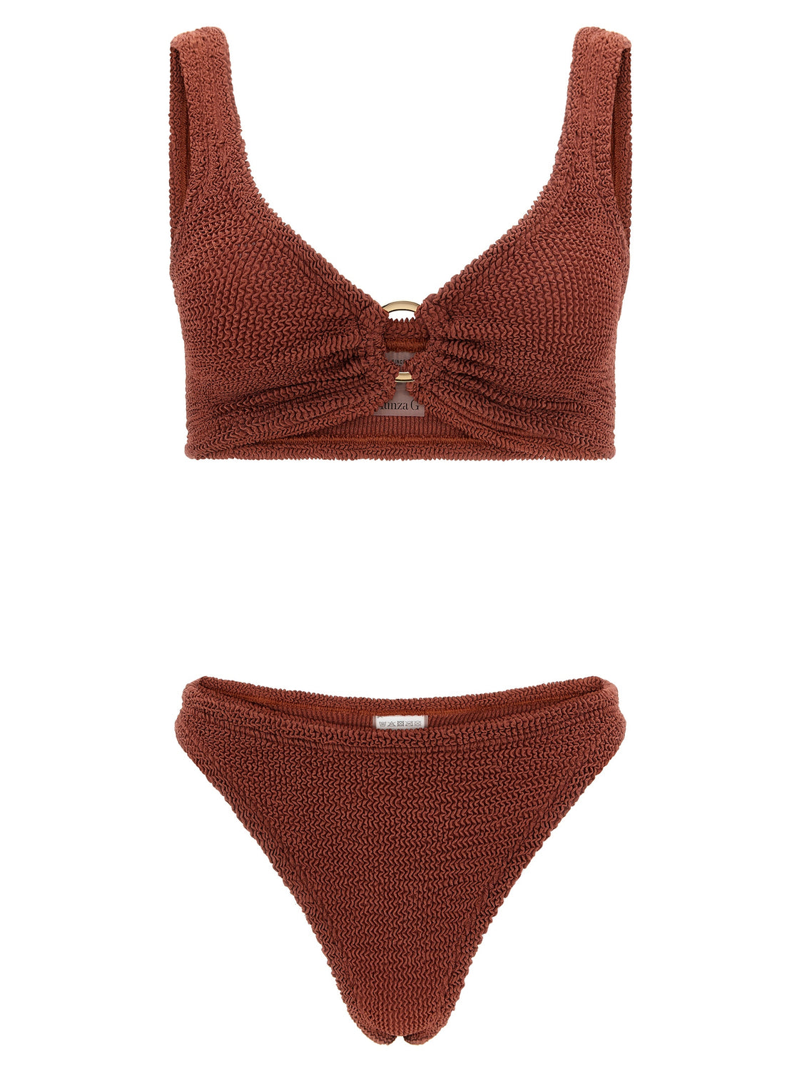 Brown Polyamide Bikini