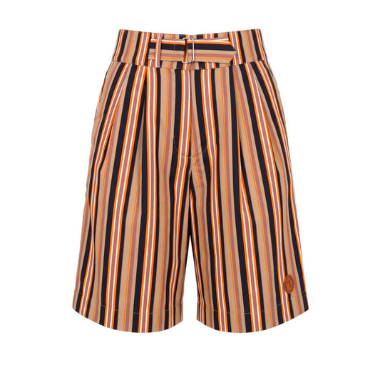 Beige Cotton Men's Shorts