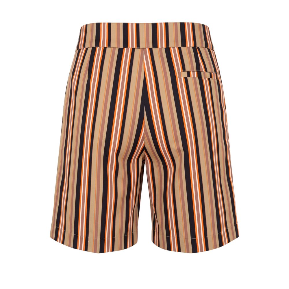 Beige Cotton Men's Shorts