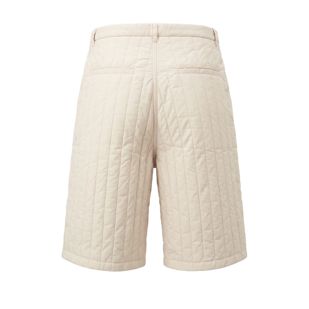 Blue Polyester Men's Short
