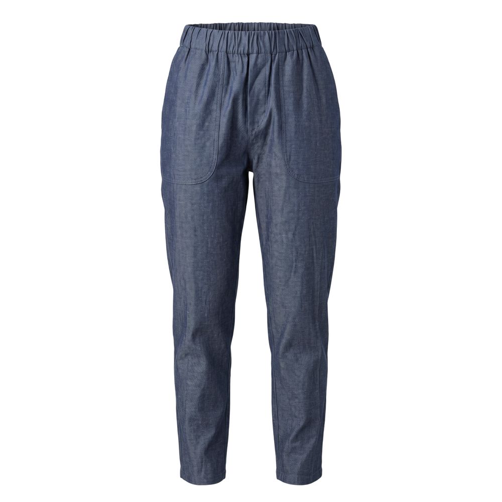 Blue Cotton Men Pant
