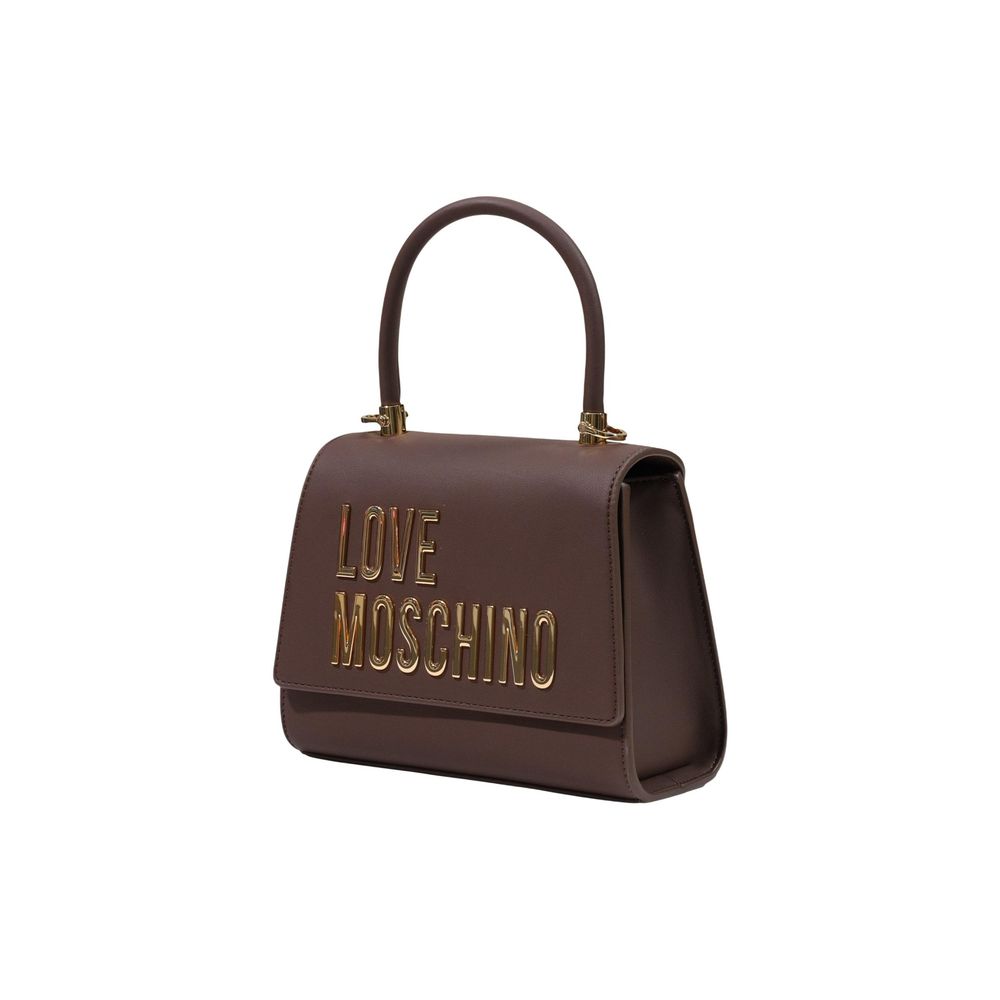Brown Polyethylene Handbag