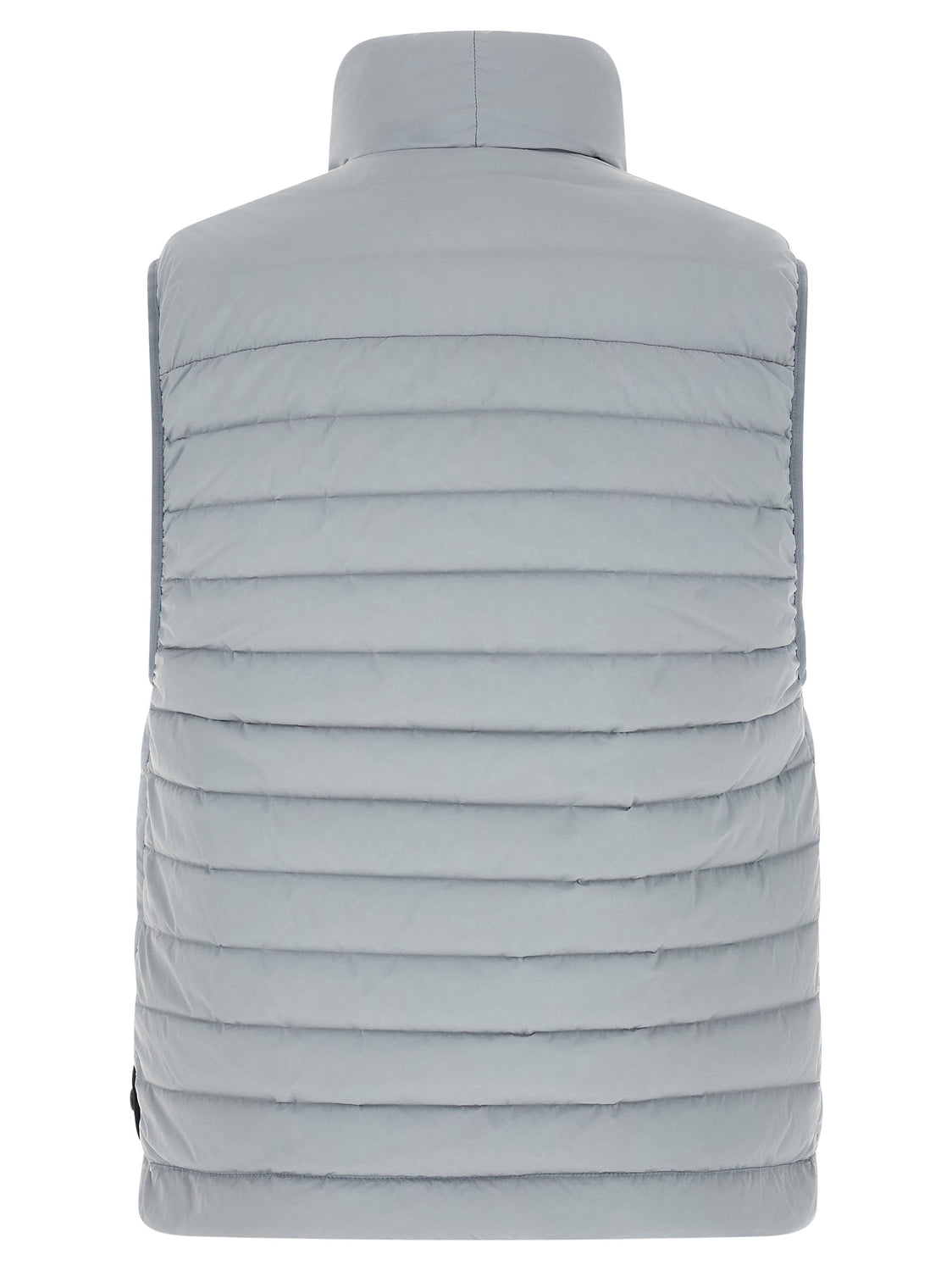 Gray Polyamide Sleeveless Jacket
