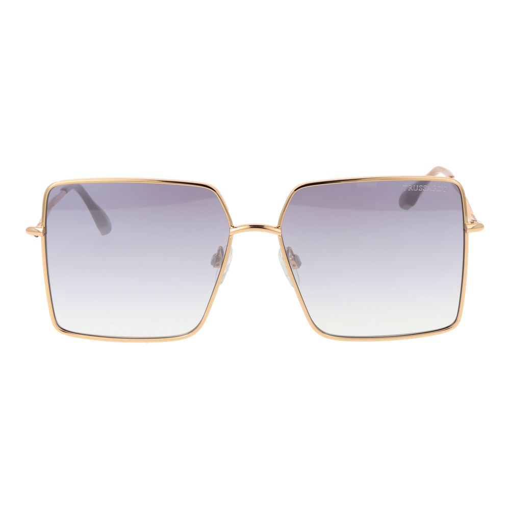 Gold Stainless Steel Sunglasses