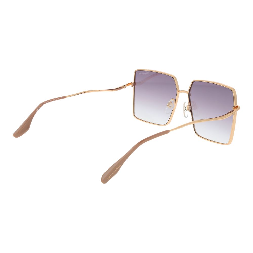 Gold Stainless Steel Sunglasses