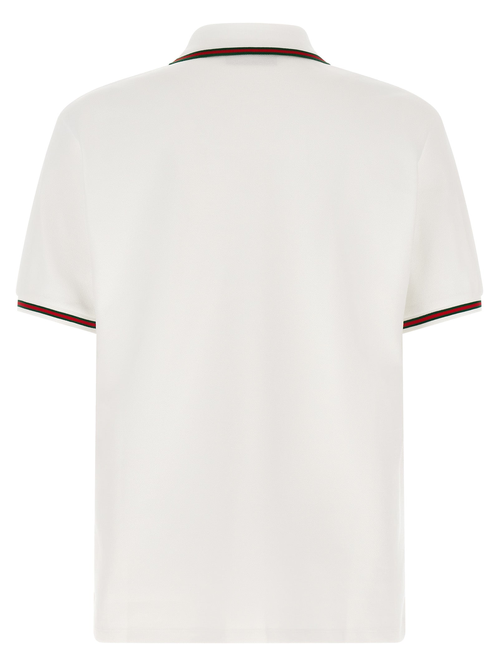 White Cotton Polo Shirt