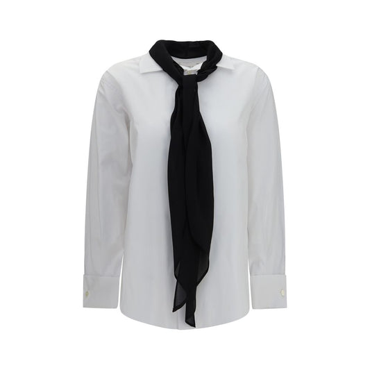 White Polyester Dress Shirt