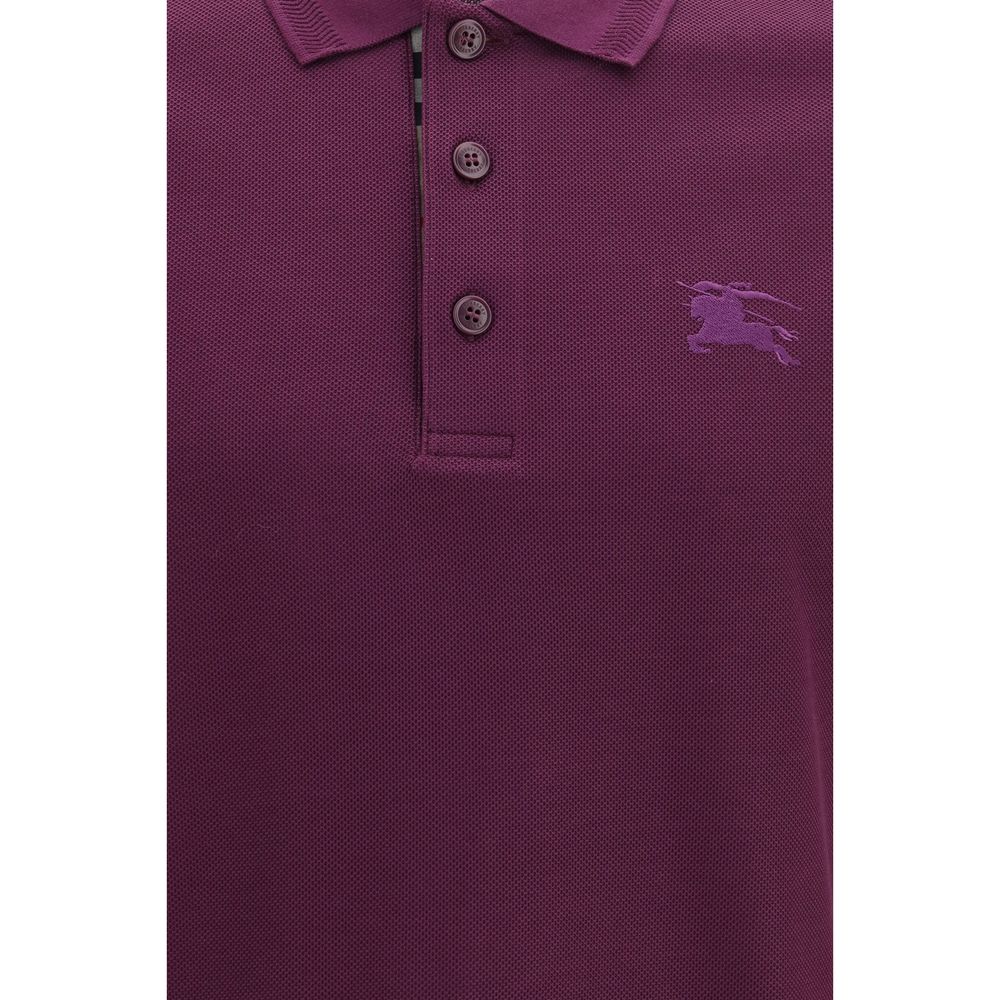 Purple Cotton Polo Shirt