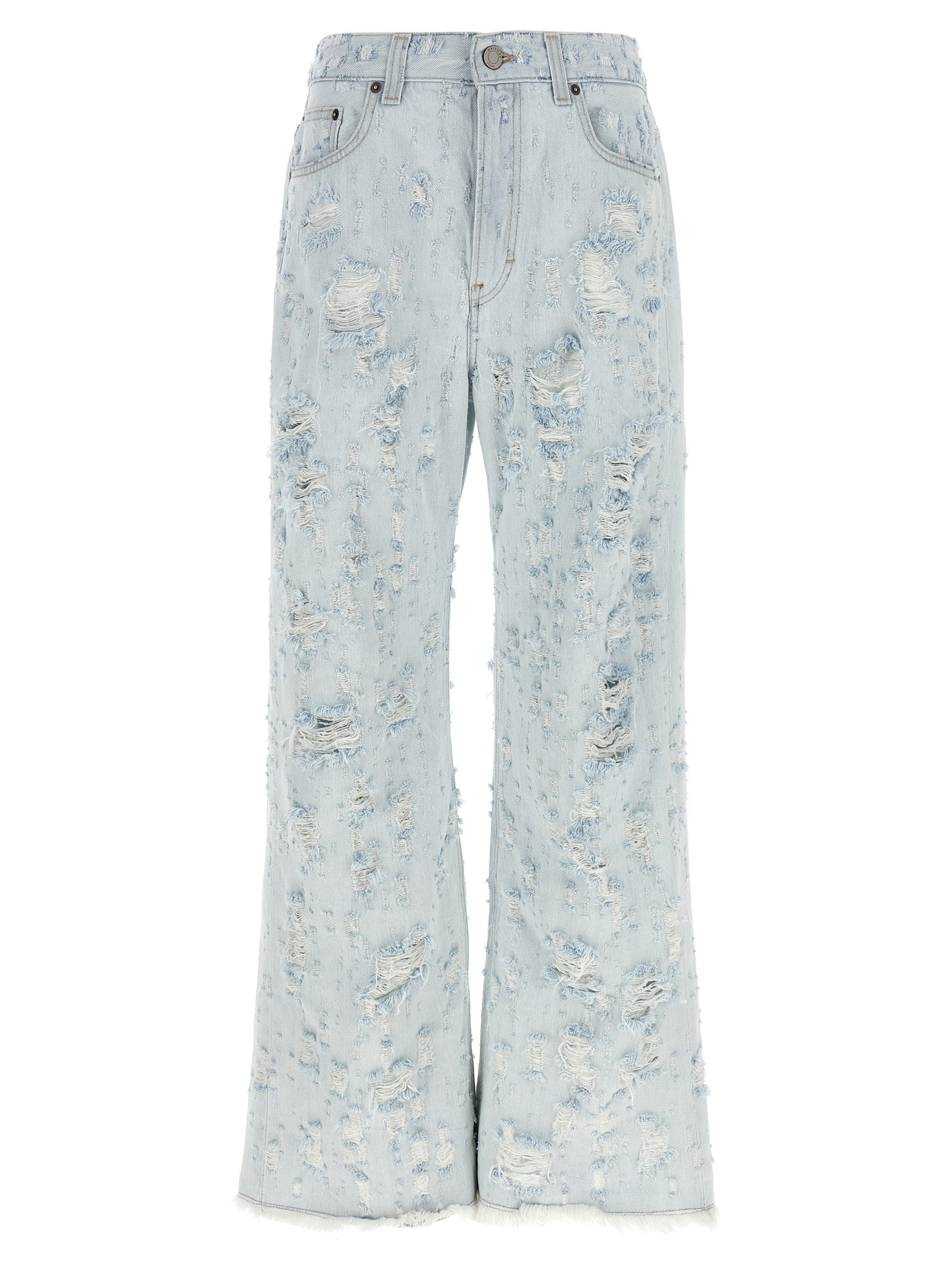 Blue Cotton Jeans Denim