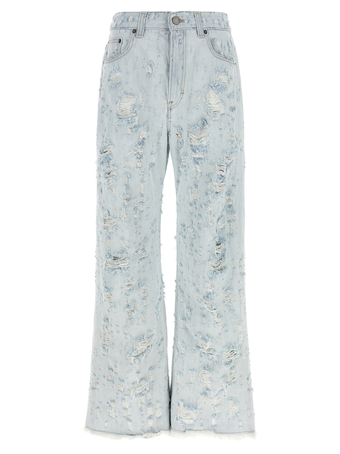Blue Cotton Jeans Denim