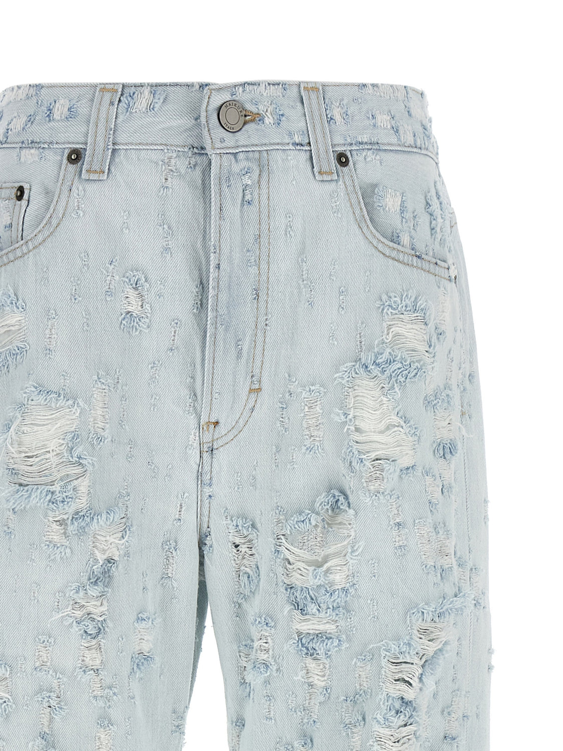 Blue Cotton Jeans Denim