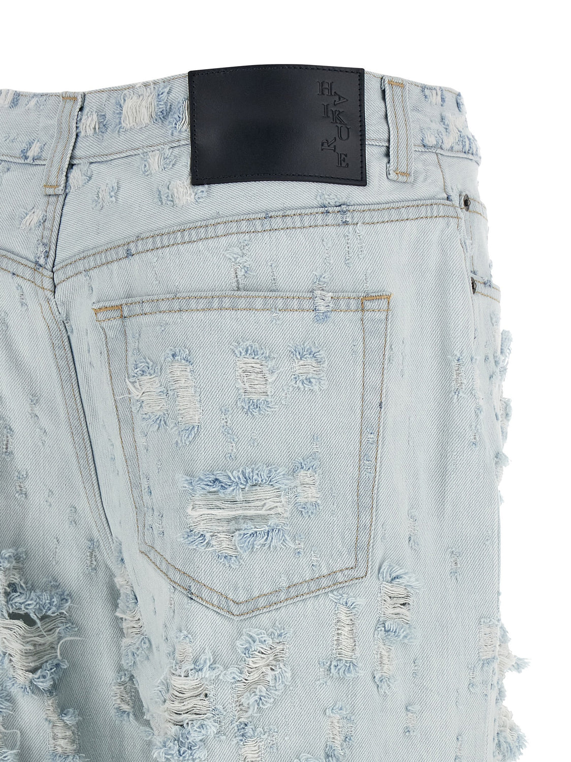 Blue Cotton Jeans Denim