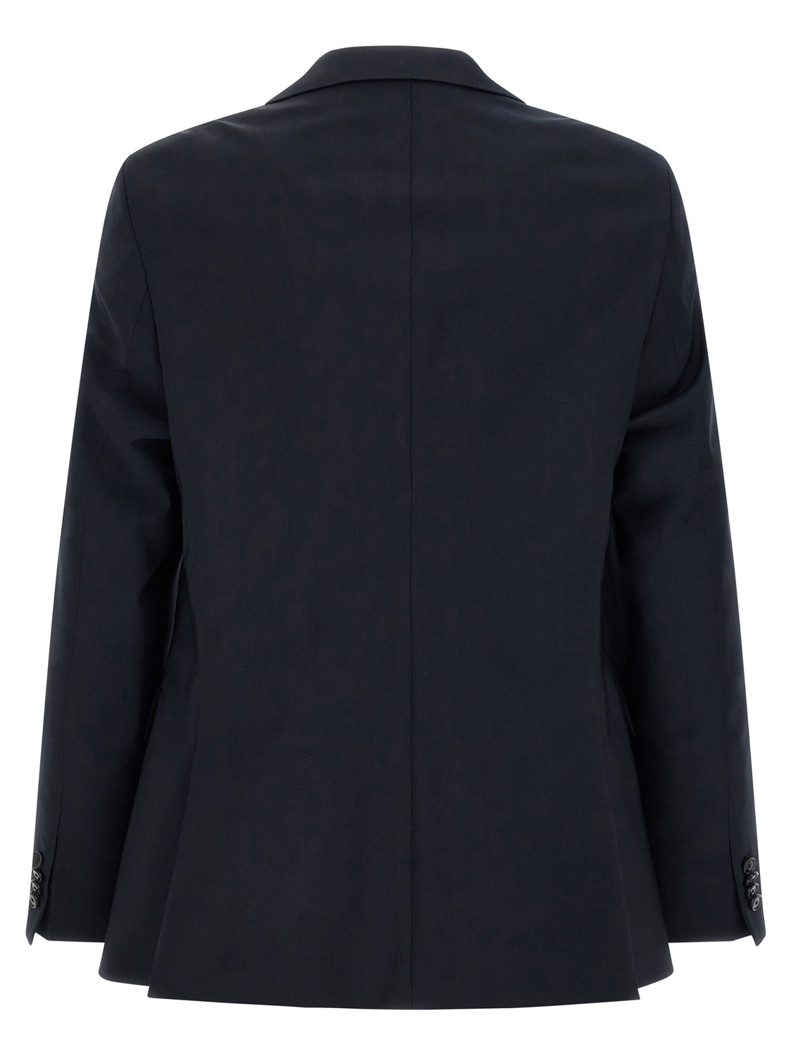 Blue Virgin Wool Two-Piece Suit