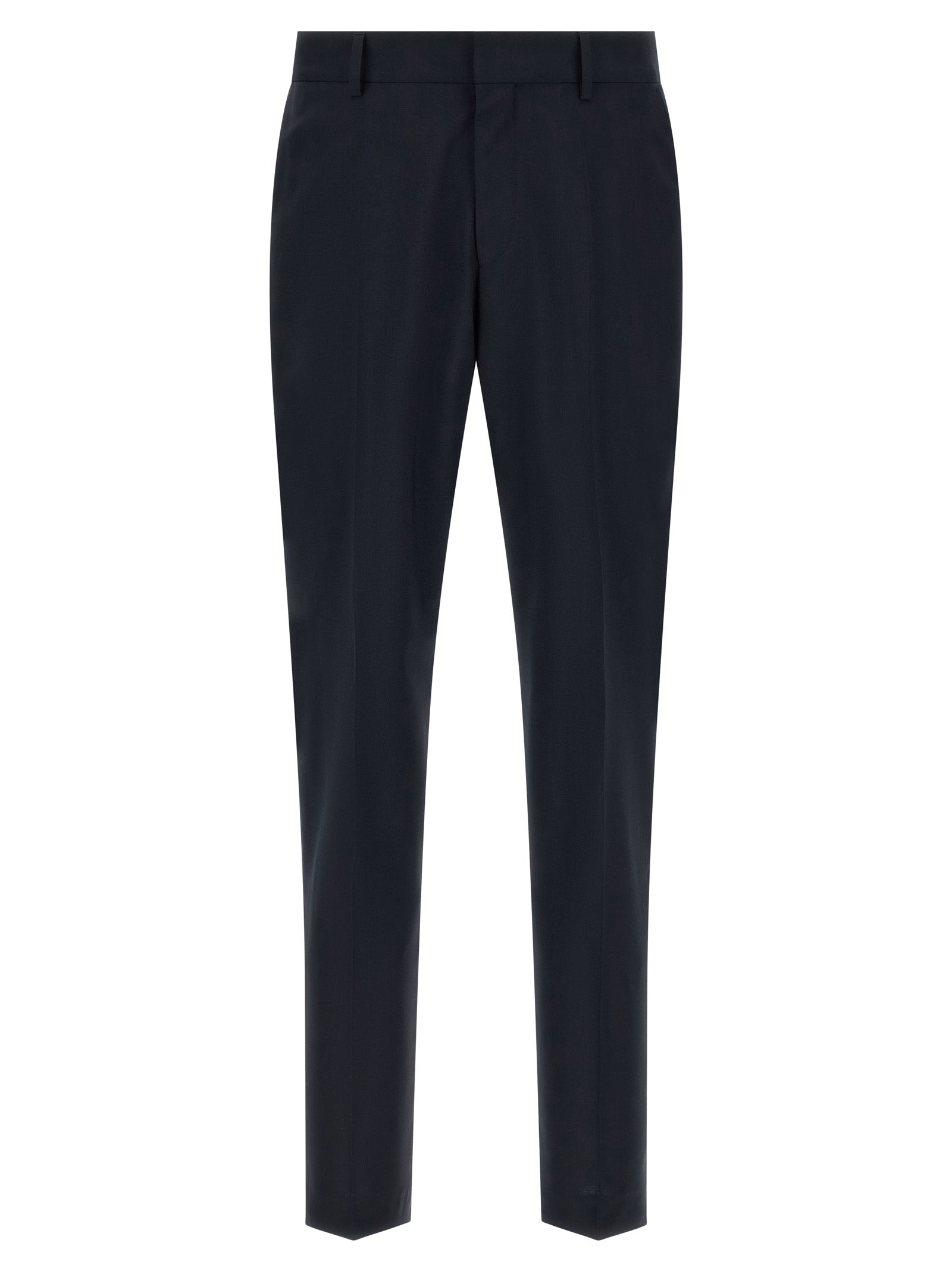 Blue Virgin Wool Two-Piece Suit