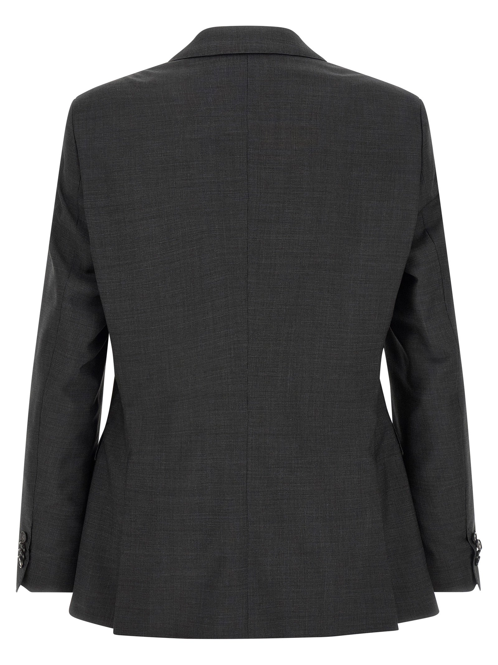 Gray Virgin Wool Two-Piece Suit